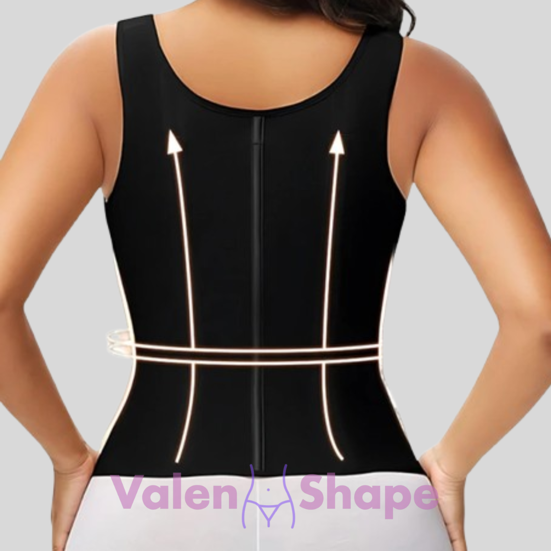 Purple Vest Faja Colombian Girdle High Compression Waist Trainer with Zipper Slimming Tummy Control Shapewear Body Shaper Corset