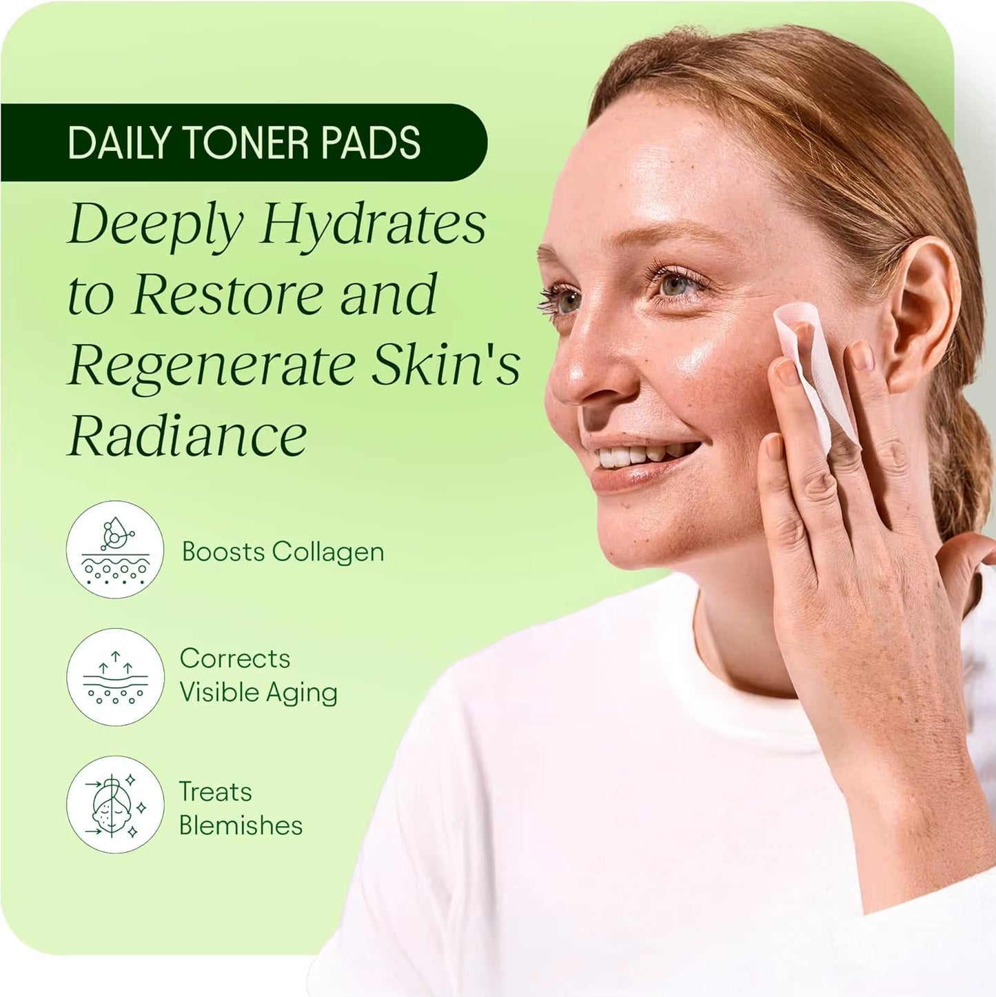 Jiyu Korean Skin Care Toner Pads Cotton Pads